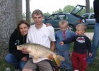 la famille a la pêche car c'est une passion